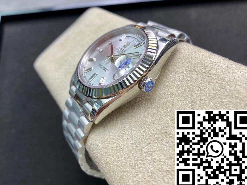 Factory Dial Day Date EW Silver Rolex M228239-0003 0207